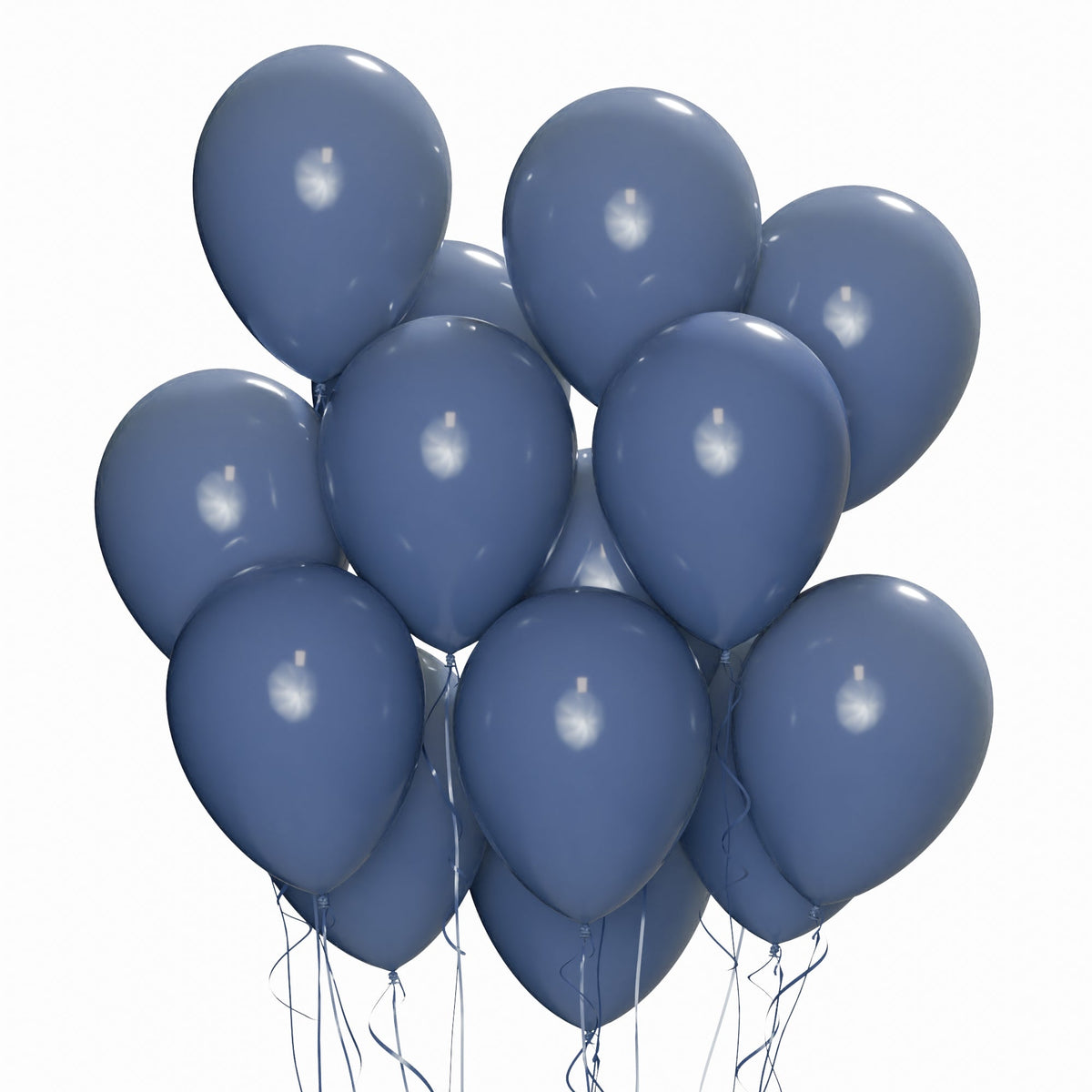 WIDE OCEAN INTERNATIONAL TRADE BEIJING CO., LTD Balloons Blue Slate Latex Balloons, 12 Inches, 15 Count 810077659663