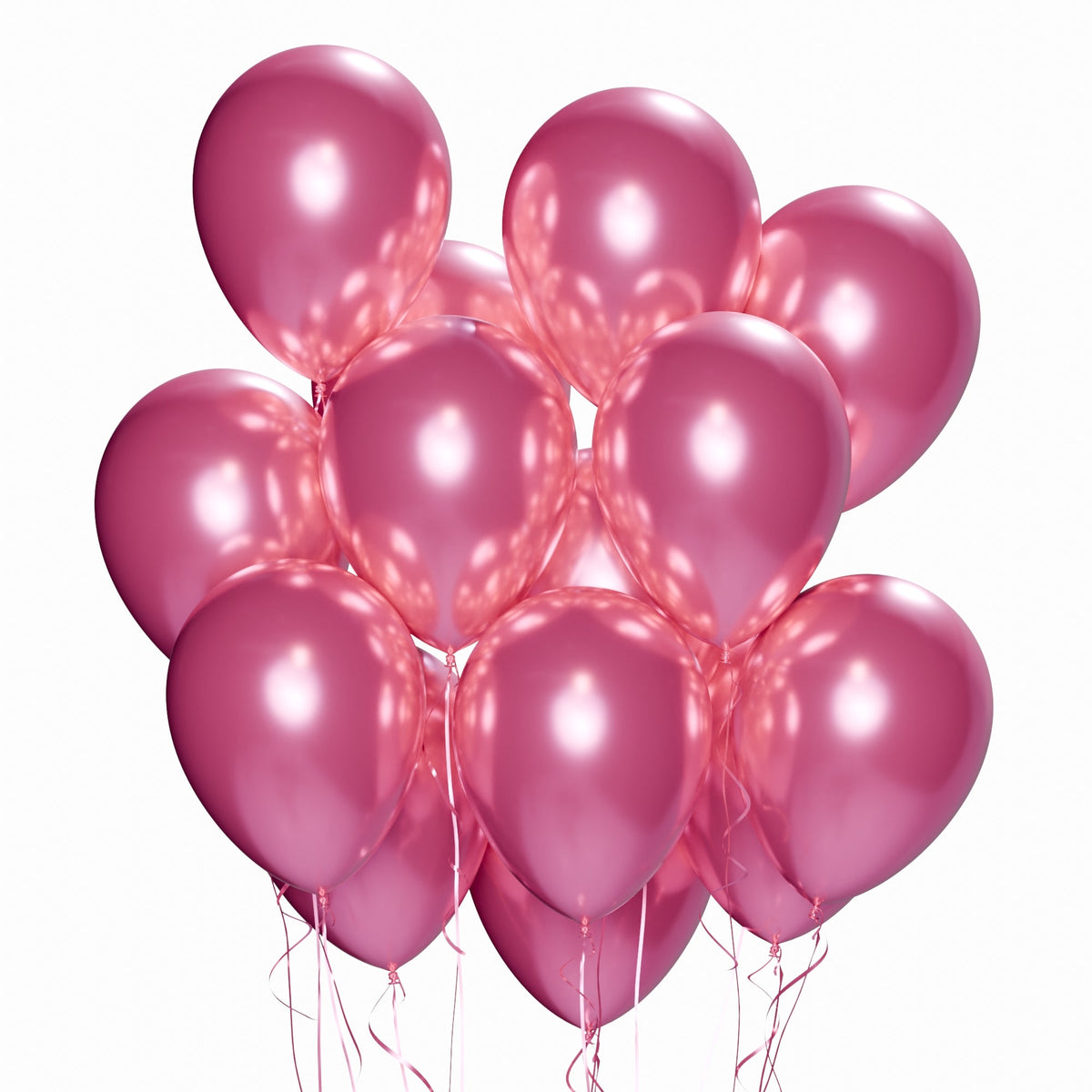 WIDE OCEAN INTERNATIONAL TRADE BEIJING CO., LTD Balloons Red Latex Balloon 12 Inches, Chrome Collection, 72 Count 810064198519