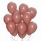 WIDE OCEAN INTERNATIONAL TRADE BEIJING CO., LTD Balloons Rosewood Latex Balloon 12 inches, 72 Count 810077656358