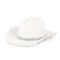 YIWU EVERGROWING CAP LIMITED Bachelorette Bride White Cowgirl Hat for Adults 810120716558