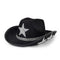 YIWU EVERGROWING CAP LIMITED Costume Accessories Black Cowgirl Hat with Stars for Adults 810120716541