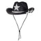 YIWU EVERGROWING CAP LIMITED Costume Accessories Black Cowgirl Hat with Stars for Adults 810120716541