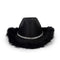 YIWU EVERGROWING CAP LIMITED Costume Accessories Black Feather Cowgirl Hat for Adults 810120716510