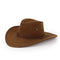 YIWU EVERGROWING CAP LIMITED Costume Accessories Brown Suede Cowboy Hat for Adults 810120716732