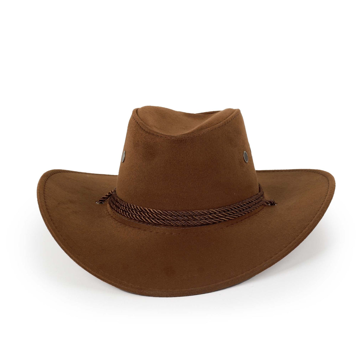 YIWU EVERGROWING CAP LIMITED Costume Accessories Brown Suede Cowboy Hat for Adults 810120716732