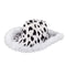 YIWU EVERGROWING CAP LIMITED Costume Accessories Cow Print Feather Cowgirl Hat for Adults 810120716527