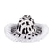 YIWU EVERGROWING CAP LIMITED Costume Accessories Cow Print Feather Cowgirl Hat for Adults 810120716527