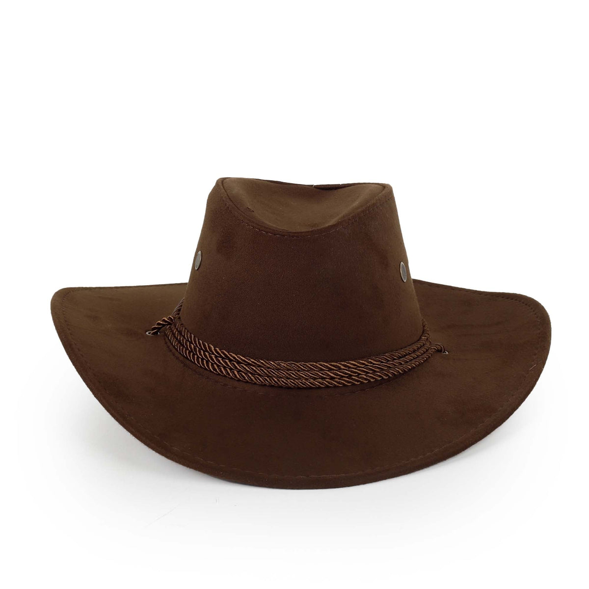 YIWU EVERGROWING CAP LIMITED Costume Accessories Dark Brown Suede Cowboy Hat for Adults 810120716749