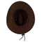 YIWU EVERGROWING CAP LIMITED Costume Accessories Dark Brown Suede Cowboy Hat for Adults 810120716749