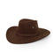 YIWU EVERGROWING CAP LIMITED Costume Accessories Dark Brown Suede Cowboy Hat for Adults 810120716749