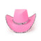 YIWU EVERGROWING CAP LIMITED Costume Accessories Glam Cowgirl Hat for Adults, Pink and Silver 810120716688