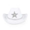 YIWU EVERGROWING CAP LIMITED Costume Accessories White Cowgirl Hat with Stars for Adults 810120716534