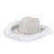 YIWU EVERGROWING CAP LIMITED Costume Accessories White Feather Cowgirl Hat for Adults 810120716503