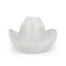 YIWU EVERGROWING CAP LIMITED Costume Accessories White Iridescent Cowgirl Hat for Adults 810120716701