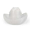 YIWU EVERGROWING CAP LIMITED Costume Accessories White Iridescent Cowgirl Hat for Adults 810120716701