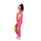 YIWU HUANGQUN CLOTHING CO. LTD Costume Accessories 80s Costume for Adults, Hot Pink Vest and Pants