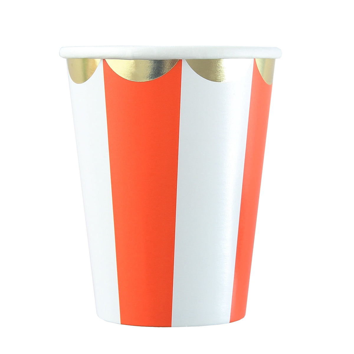 YIWU SANDY PAPER PRODUCTS CO., LTD Everyday Entertaining Carnival Paper Cups, Red, 9 oz, 8 Count 810120712826