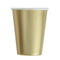 YIWU SANDY PAPER PRODUCTS CO., LTD Everyday Entertaining Chrome Gold Paper Cups, 9 oz, 8 Count 810120713052