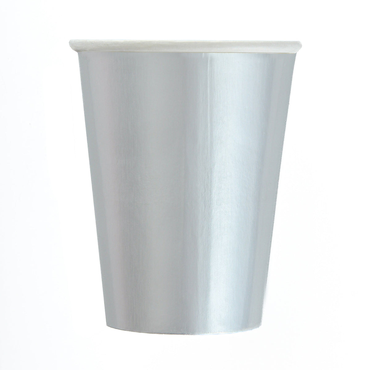 YIWU SANDY PAPER PRODUCTS CO., LTD Everyday Entertaining Chrome Silver Paper Cups, 9 oz, 8 Count 810120713014