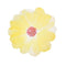 YIWU SANDY PAPER PRODUCTS CO., LTD Everyday Entertaining Floral Paradise Small Flower-Shaped Dessert Paper Plates, Yellow, 7 Inches, 8 Count 810120716299