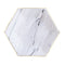 YIWU SANDY PAPER PRODUCTS CO., LTD Everyday Entertaining White Marble Plates, 9 Inches, 8 Count 810077651124