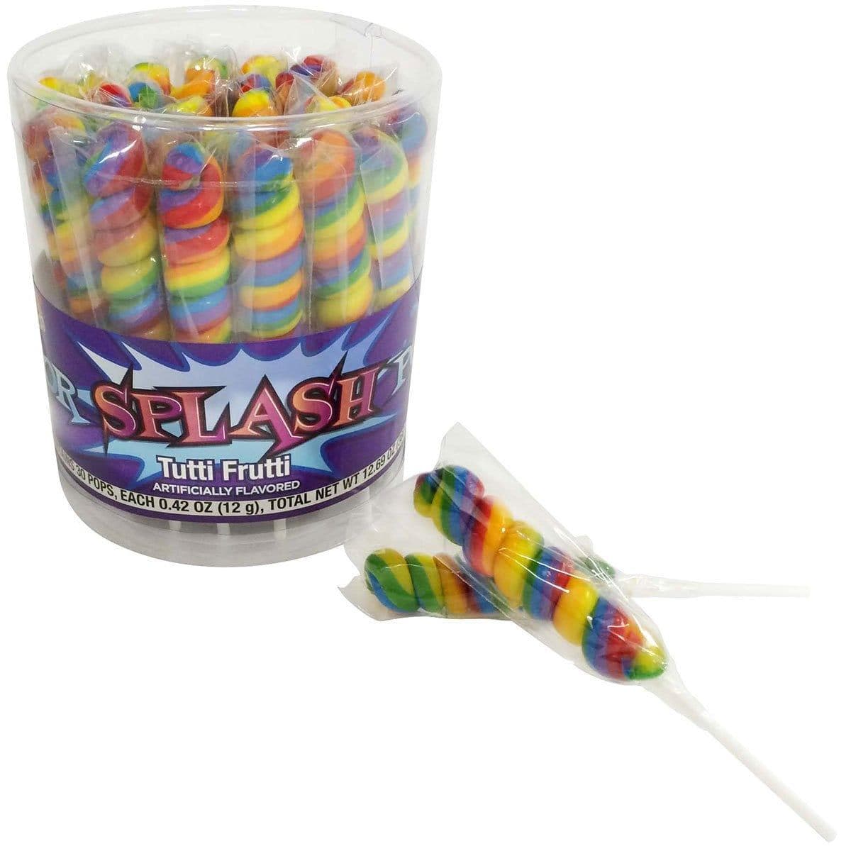 Rainbow Twisty Pops, 30 Count | Party Expert