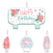 AMSCAN CA 1st Birthday Free Spirit Candle Set, 4 Count