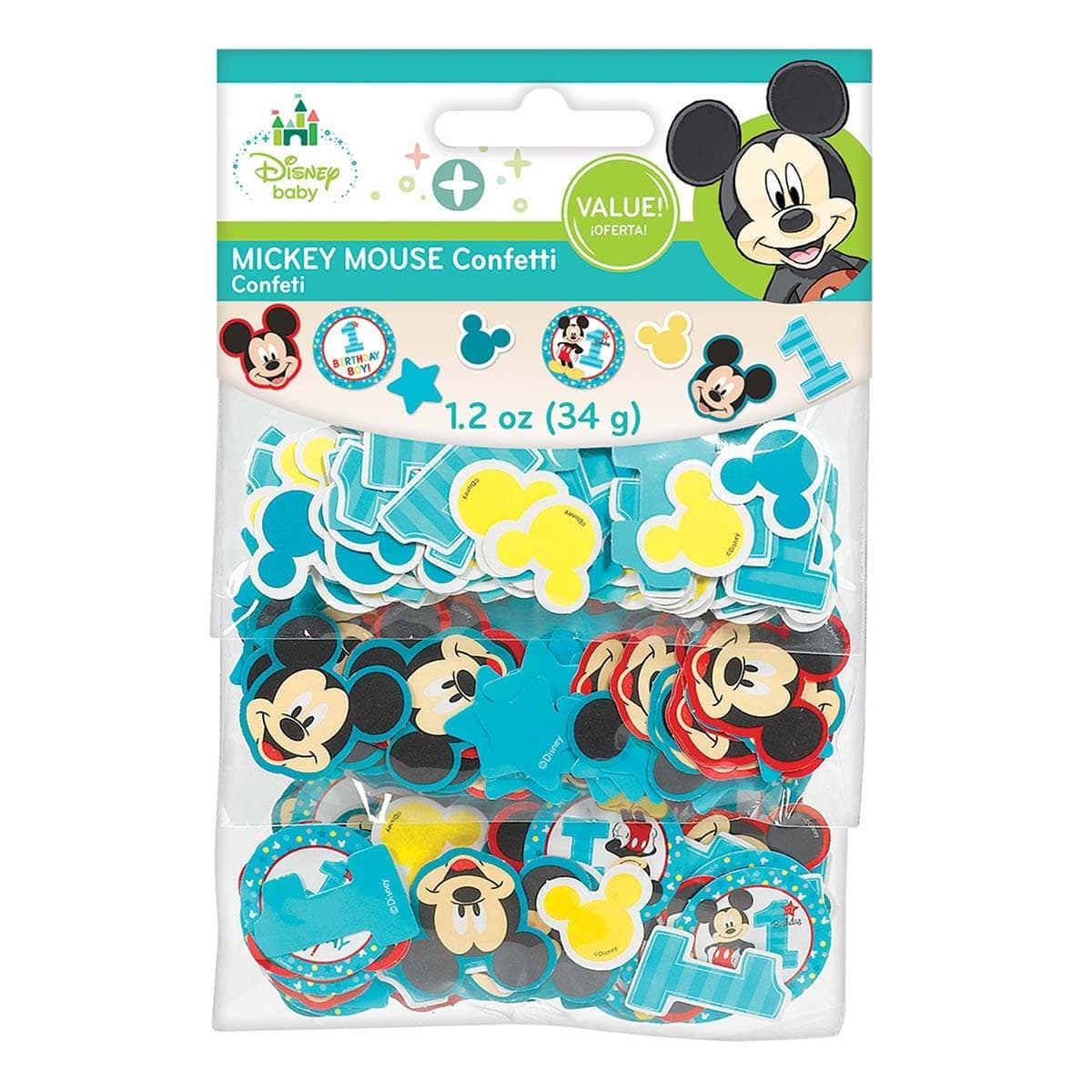 Buy 1st Birthday Mickey 1st Birthday - Confetti1.2 Oz. sold at Party Expert