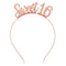 Buy Age Specific Birthday Blush Sixteen - Headband sold at Party Expert