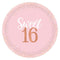 Buy Age Specific Birthday Blush Sixteen - Plates 10.5 In. 8/pkg sold at Party Expert