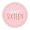 Buy Age Specific Birthday Blush Sixteen - Plates 7 In. 8/pkg sold at Party Expert