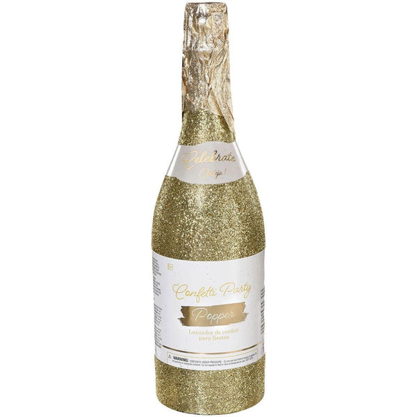 Canon à confettis, bouteille de champagne - Party Expert