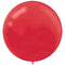 Buy Balloons Round Red Latex Balloons, 24 Inches, 4 Count sold at Party Expert