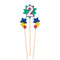 AMSCAN CA Cake Supplies Birthday Cake Pick Candles #2, 5 1/2-7 Inches, 3 Count