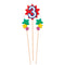 AMSCAN CA Cake Supplies Birthday Cake Pick Candles #3, 5 1/2-7 Inches, 3 Count 192937340486