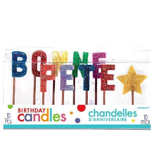 Buy Cake Supplies Bonne FÃªte Toothpick Candle Set 10/pkg. sold at Party Expert