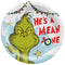 AMSCAN CA Christmas The Grinch Large Round Lunch Paper Plates, 10 Inches, 8 Count 192937357736