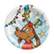 AMSCAN CA Christmas The Grinch Round Dessert Paper Plates, 7 Inches, 8 Count 192937357279