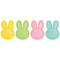 AMSCAN CA Easter Easter Bunny Shaped Plates, 10 Inches, 4 Count