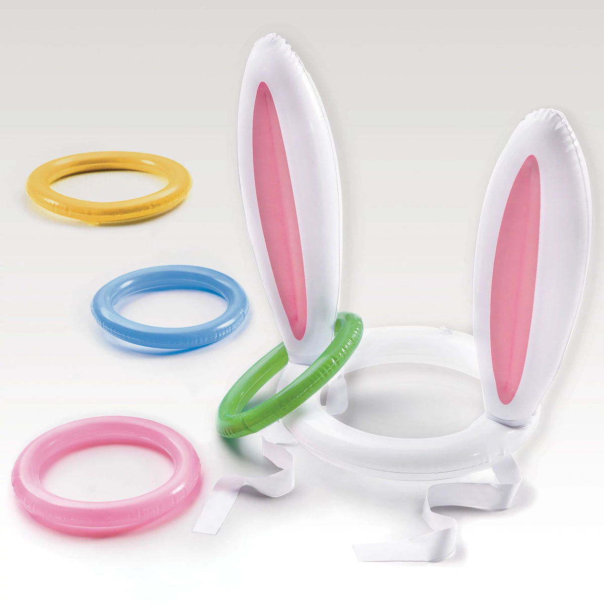 AMSCAN CA Easter Easter Inflatable Bunny Ears Ring Toss Game, 1 Count