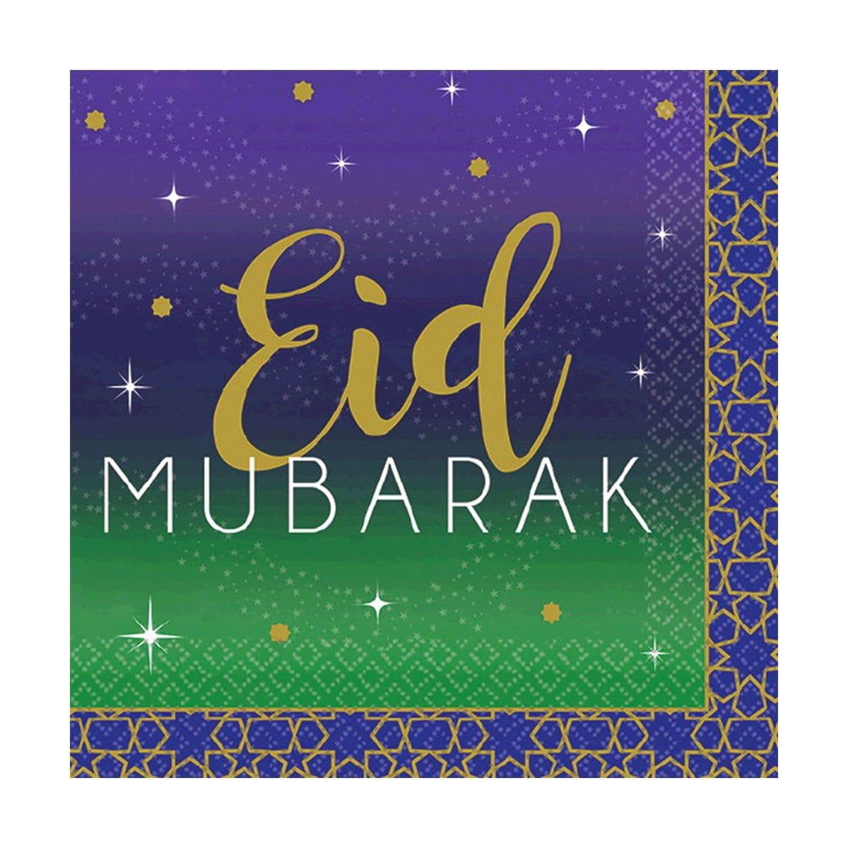 Buy Eid Eid Celebration - Beverage Napkins 16/pkg sold at Party Expert