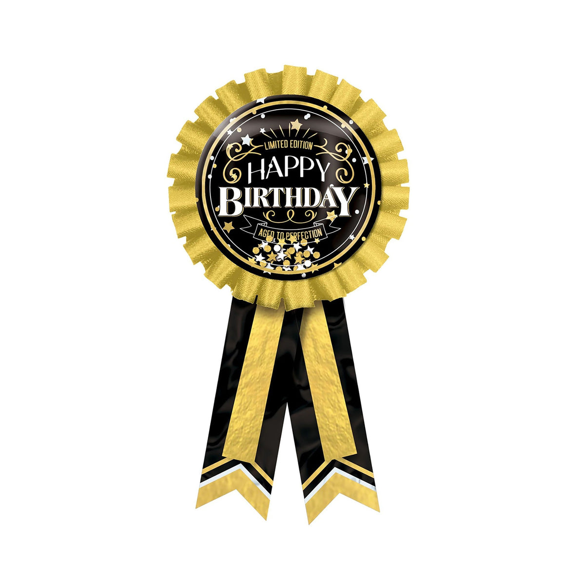 AMSCAN CA General Birthday Better with Age Birthday Ribbon, 5 1/2 x 3 Inches, 1 Count