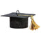 AMSCAN CA Graduation Graduation Black Cap Balloon Weight, 1 3/4 x 4 Inches, 1 Count 192937366417