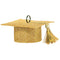 AMSCAN CA Graduation Graduation Gold Cap Balloon Weight, 1 3/4 x 4 Inches, 1 Count