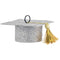 AMSCAN CA Graduation Graduation Silver Cap Balloon Weight, 1 3/4 x 4 Inches, 1 Count