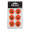 AMSCAN CA Halloween Jack-O-Lantern Pong Balls, 6 Count 013051680428