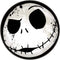 AMSCAN CA Halloween The Nightmare Before Christmas Small Round Dessert Paper Plates,7 Inches, 8 Count 013051837846