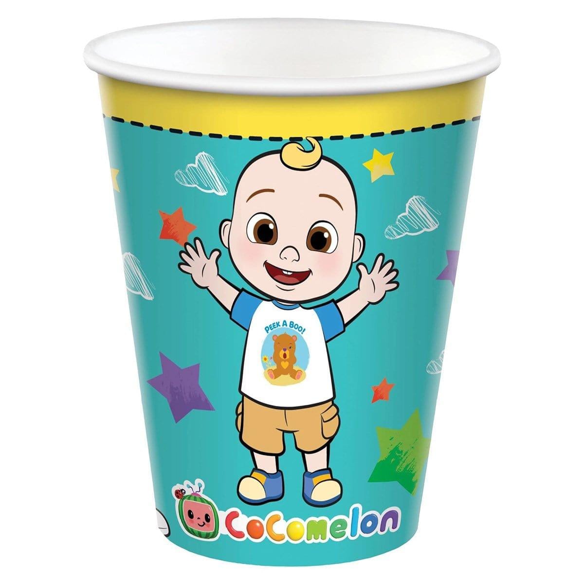 Cocomelon Cups 9 oz., 8 Count | Party Supplies – Party Expert