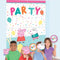 Buy Kids Birthday Peppa Pig Confetti Scene Setter with Props sold at Party Expert