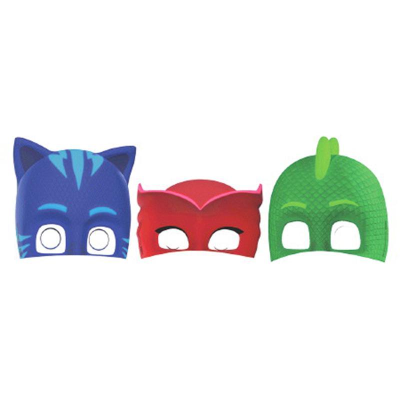 Buy Kids Birthday PJ Masks paper masks, 8 per package sold at Party Expert